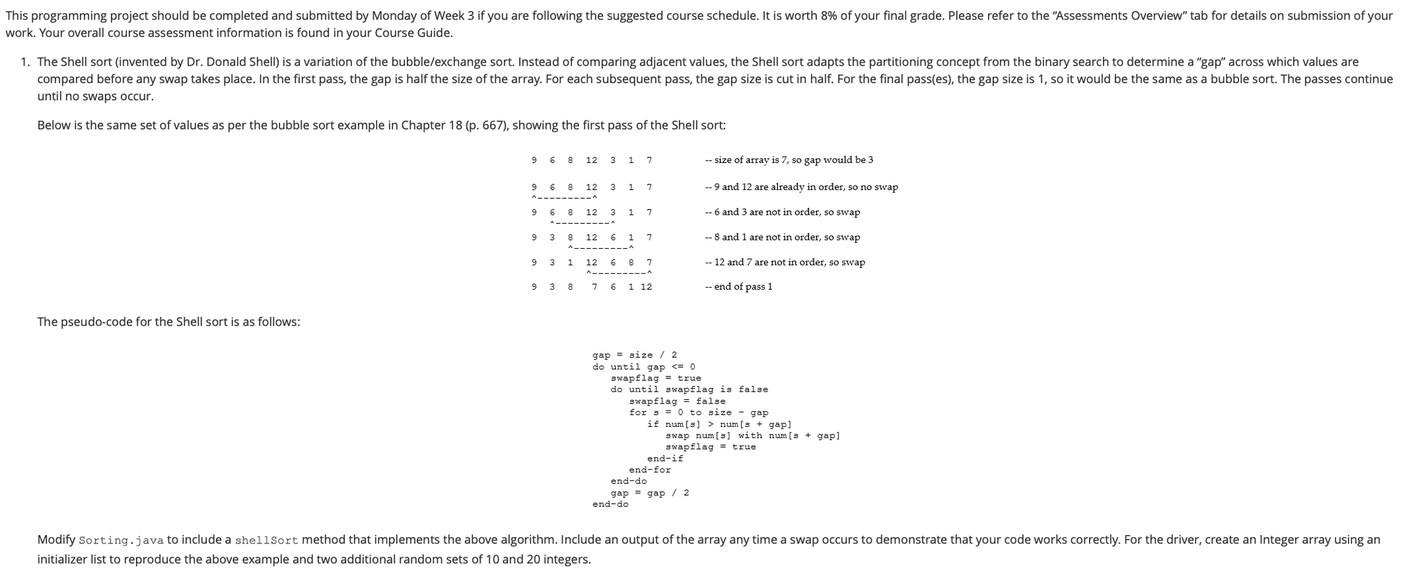 Solved This programming project should be completed and | Chegg.com