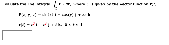 Solved Evaluate The Line Integral Jo F Dr Where C Is Giv Chegg Com