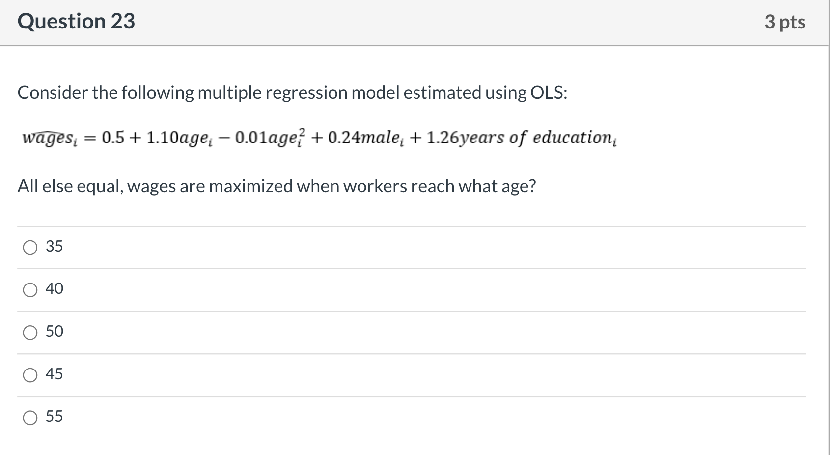 Solved Consider The Following Multiple Regression Model | Chegg.com