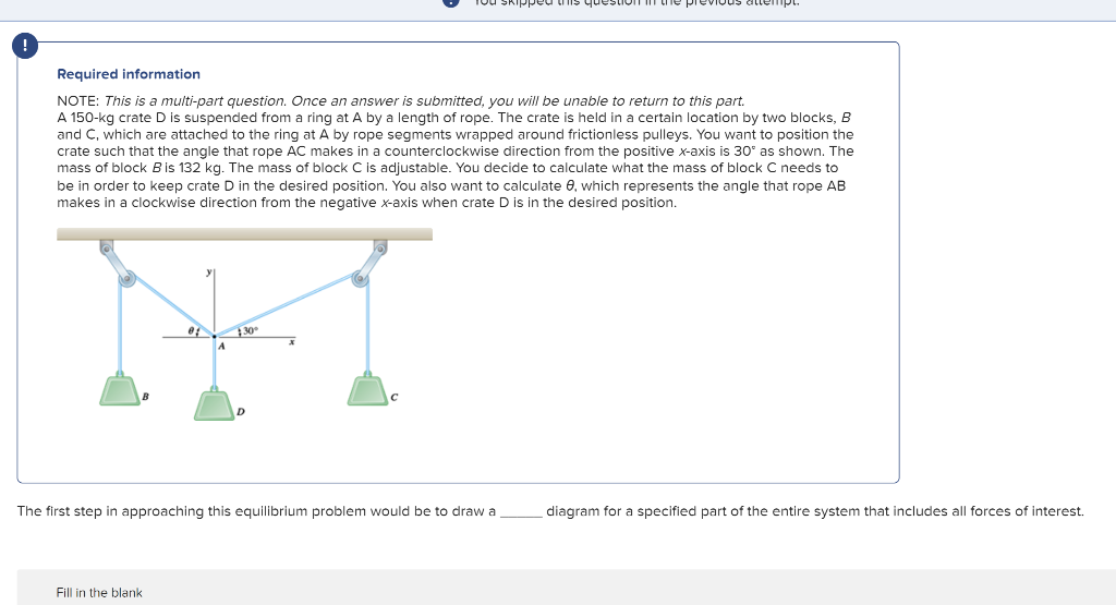 Solved Required information NOTE: This is a multi-part | Chegg.com