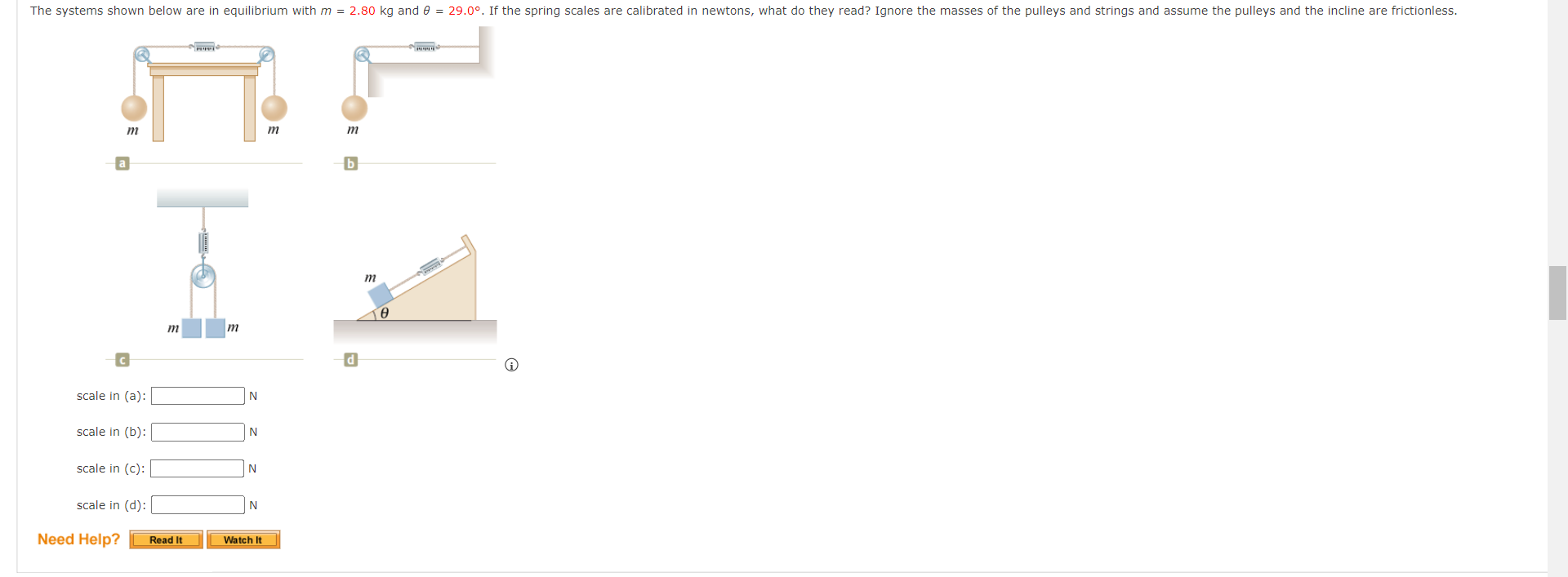 Solved scale in (a): N scale in (b): N scale in (c): [ N | Chegg.com