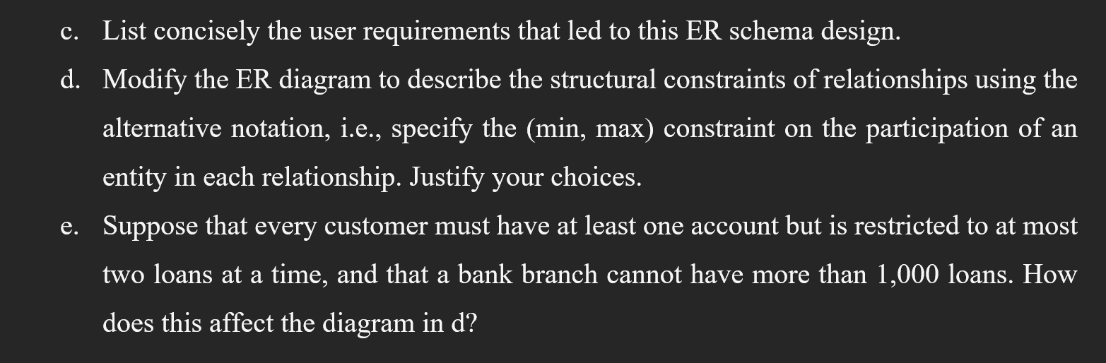 Solved 1. Consider the ER diagram shown in Figure 1 for a | Chegg.com