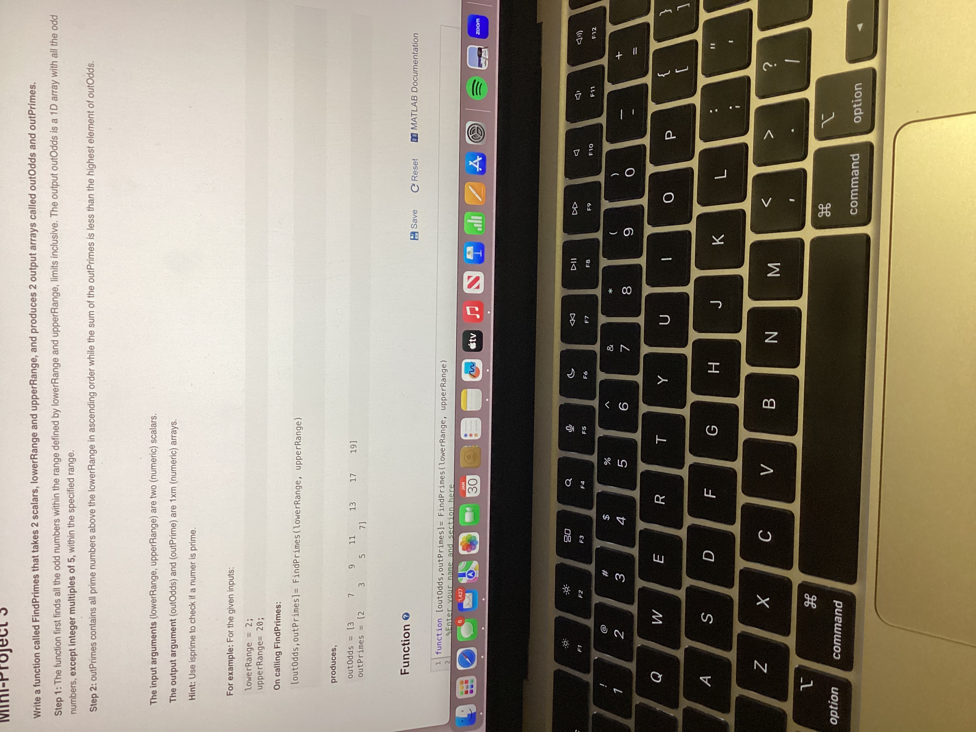 Solved Write a function called FindPrimes that takes 2 | Chegg.com