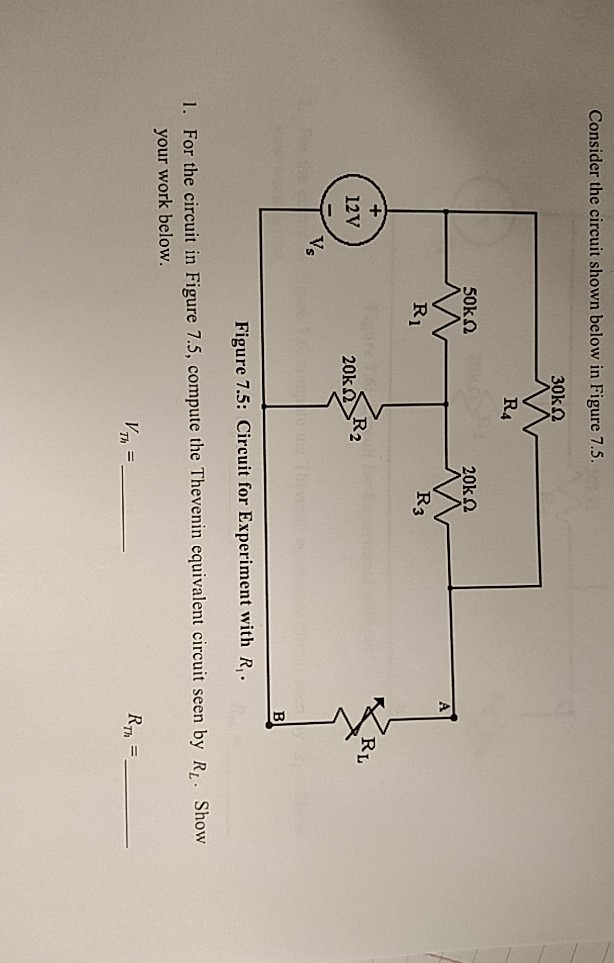 Solved Consider the circuit shown below in Figure 7.5 30k2 | Chegg.com