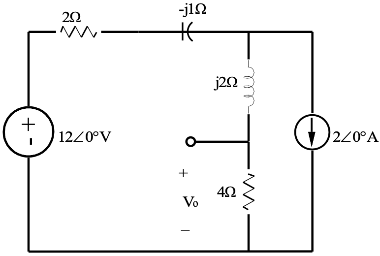 Solved 17. Using superposition, find V0 in the circuit | Chegg.com