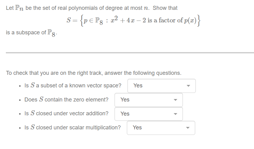 Solved Let Pn be the set of real polynomials of degree at | Chegg.com