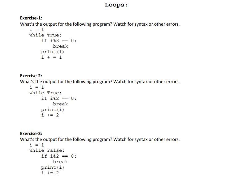 Solved screenshots as results in each Exercise in pychrom. | Chegg.com