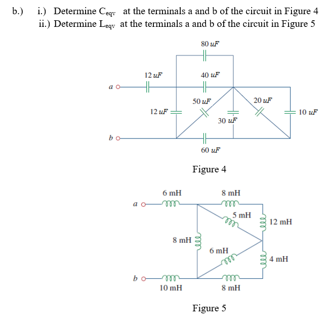 Solved B.) I.) Determine Cegy At The Terminals A And B Of | Chegg.com