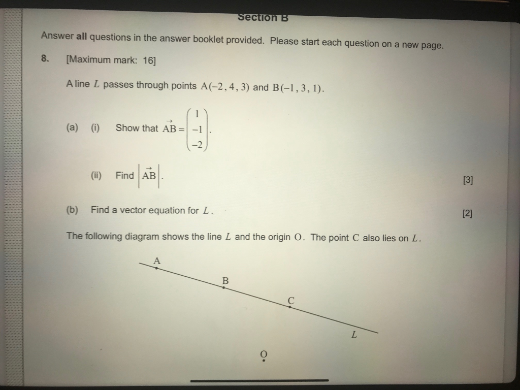 Solved Section B Answer All Questions In The Answer Booklet | Chegg.com