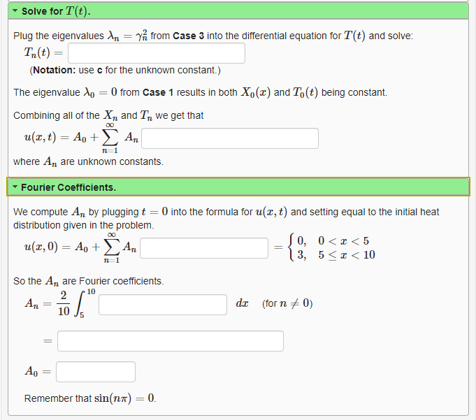 Solved (60 points) in your answers below, for the variable , | Chegg.com