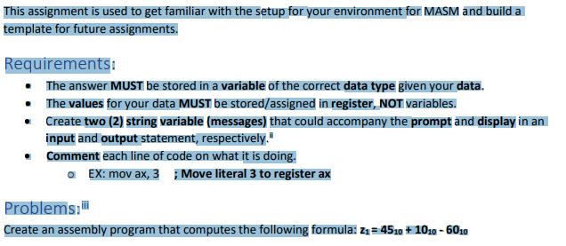 Solved This assignment is used to get familiar with the | Chegg.com