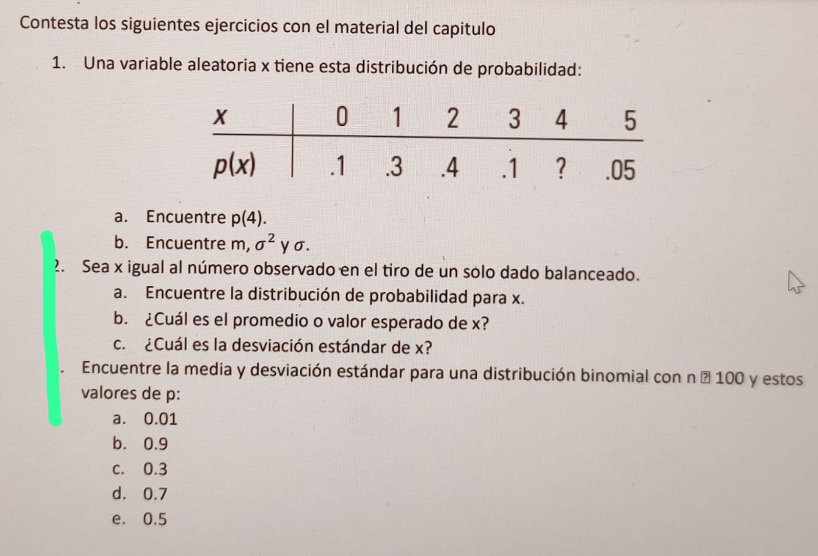 Solved Contesta Los Siguientes Ejercicios Con El Material | Chegg.com