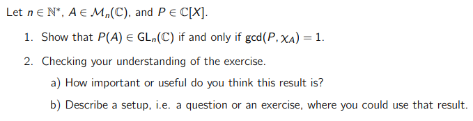 Solved Let Ne N Aem C And Pe C X 1 Show That P A Chegg Com