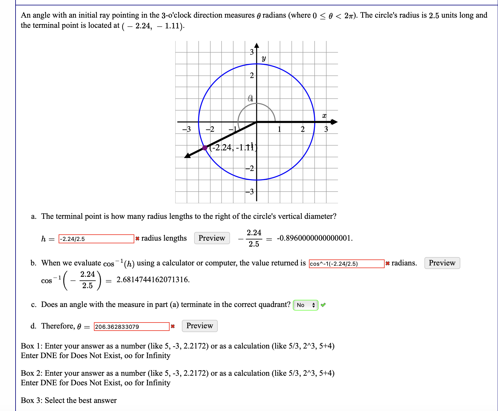 Solved An Angle With An Initial Ray Pointing In The 3 6267