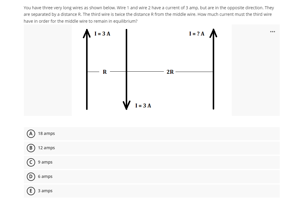 Solved You Have Three Very Long Wires As Shown Below. Wire 1 | Chegg.com