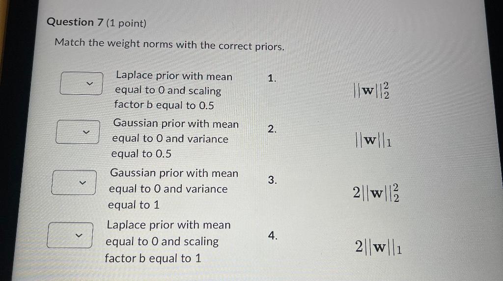 solved-match-the-weight-norms-with-the-correct-priors-chegg