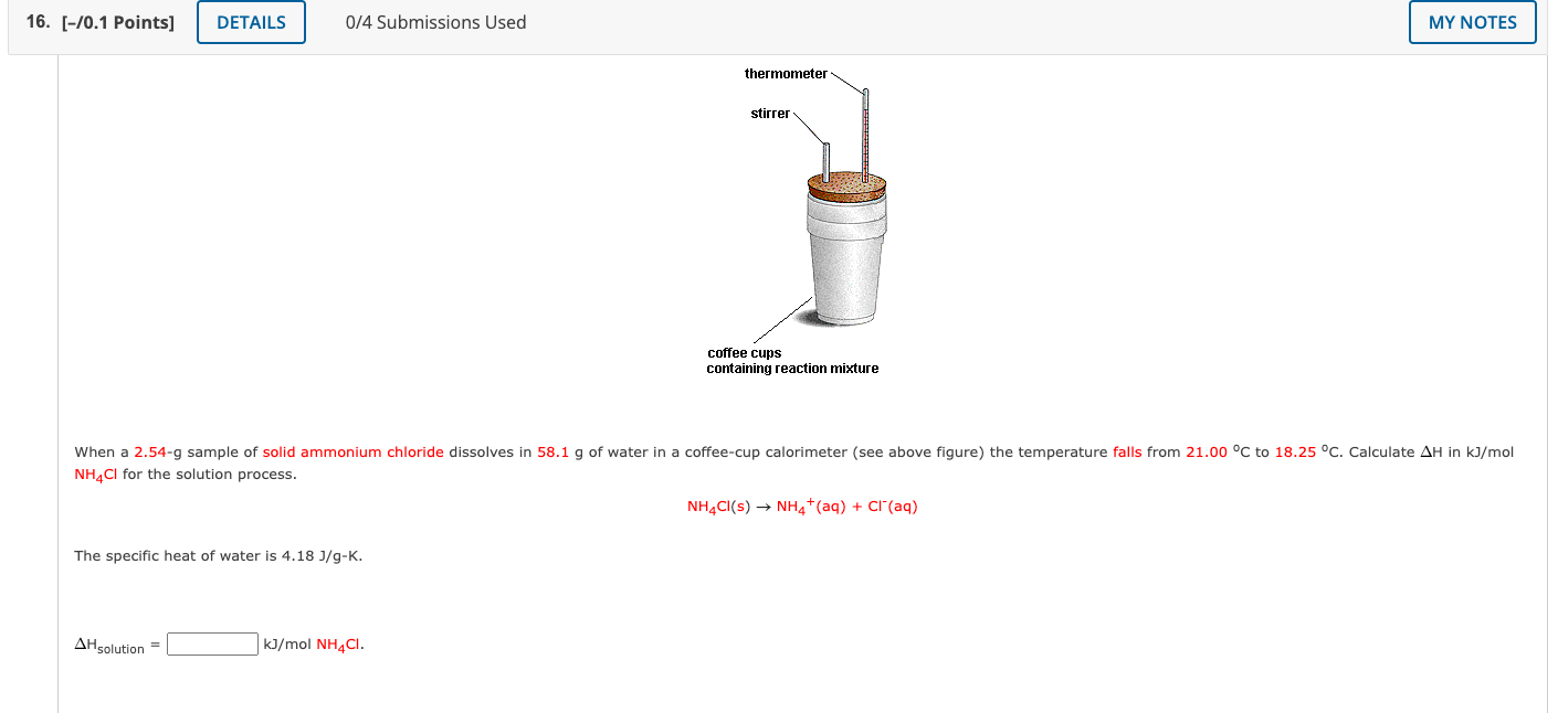 Solved NH4Cl for the solution process. | Chegg.com