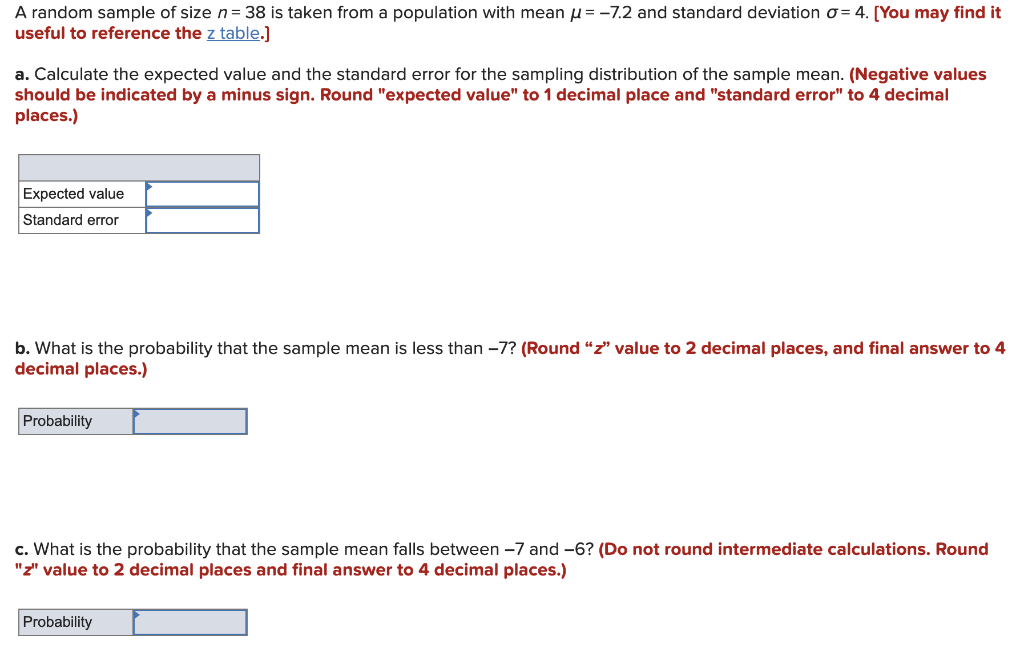 Solved A random sample of size n= 38 is taken from a | Chegg.com