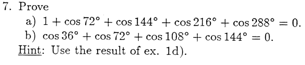 solved-7-prove-a-1-cos-72-cos-144-cos-216-cos-288-chegg