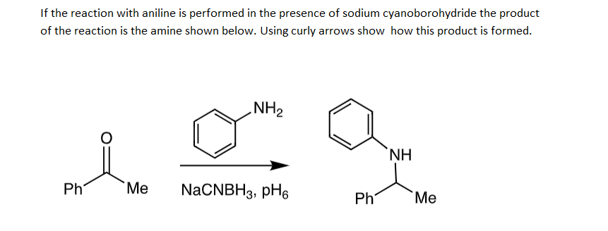 Solved If the reaction with aniline is performed in the | Chegg.com