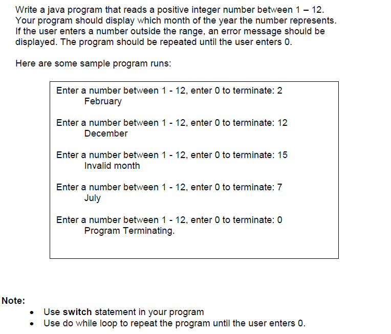 Solved Write a java program that reads a positive integer | Chegg.com