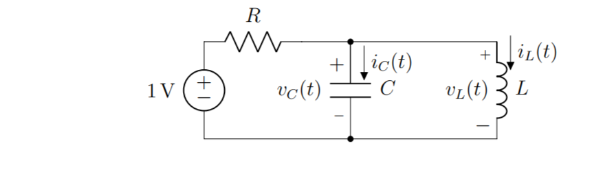 Solved For the parallel RLC circuit below, R = 10 ?, C = 25 | Chegg.com