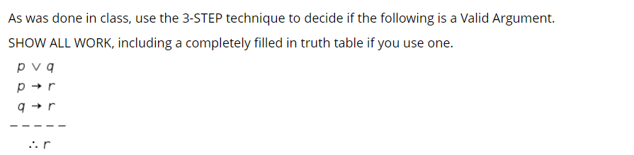 Solved As was done in class, use the 3-STEP technique to | Chegg.com