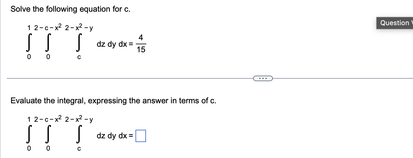 solve $25 c 10c 2 0
