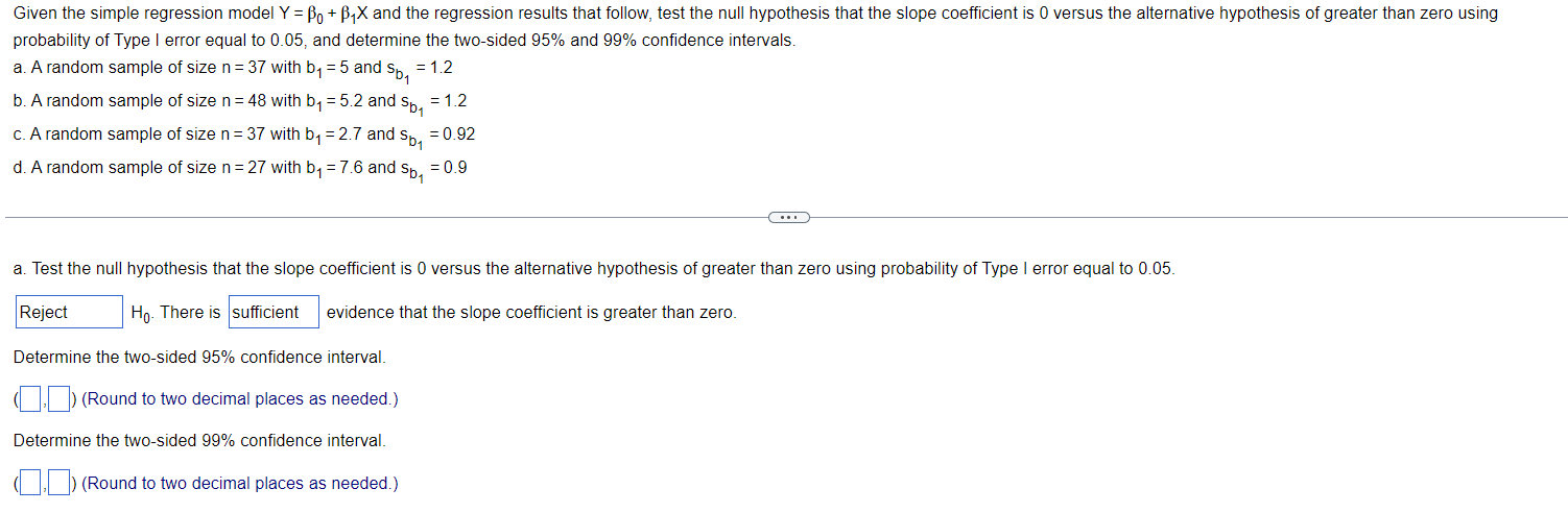 Solved Given the simple regression model Y=β0+β1X and the | Chegg.com