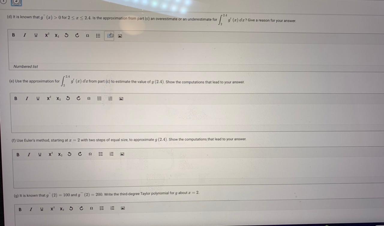 Solved Question 2 NO CALCULATOR IS ALLOWED FOR THIS QUESTION | Chegg.com