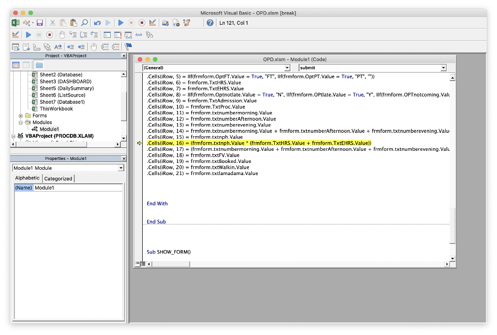 Solved Please Correct The Code I am working on a VBA Excel | Chegg.com