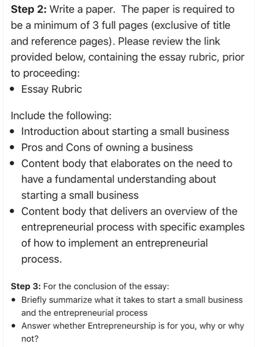 start my own business essay