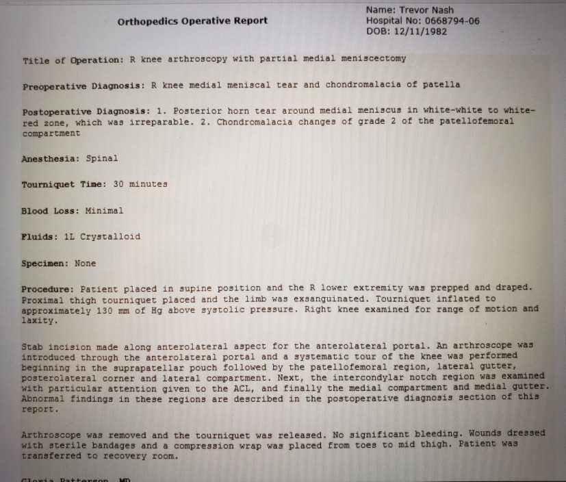 Solved Read The Attached Medical Report And Answer The F