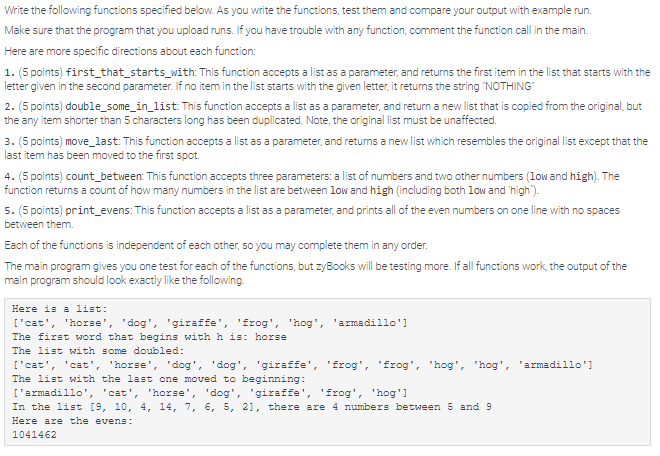 Solved Intro to Python Question Code Formatting: # 1 def | Chegg.com