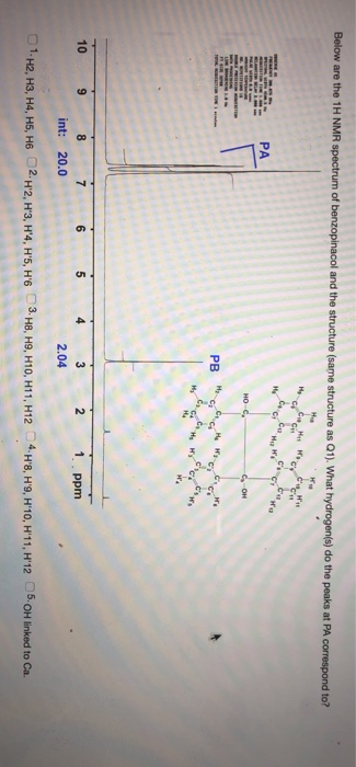 Solved Below are the 1H NMR spectrum of benzopinacol and the