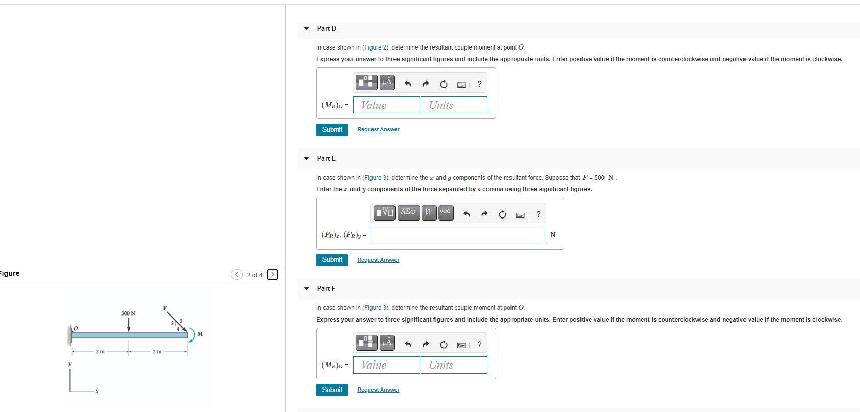 Solved Part D In case shown in (Figure 2), determine the | Chegg.com