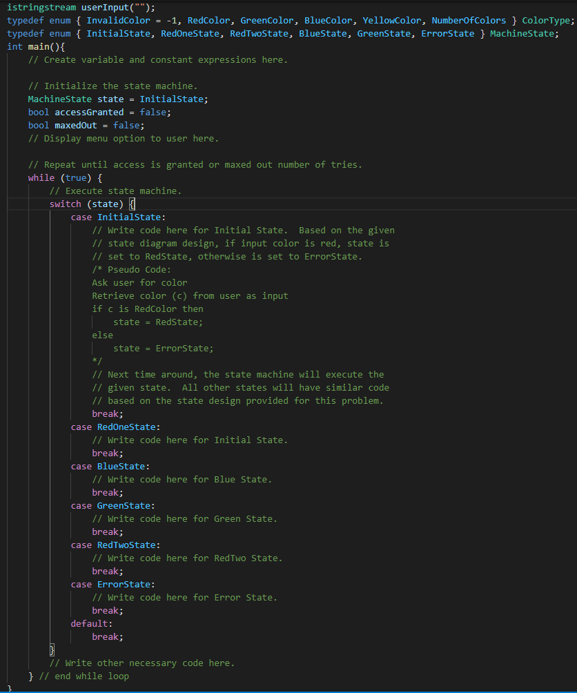 Solved Write a program that receives input from the user to | Chegg.com