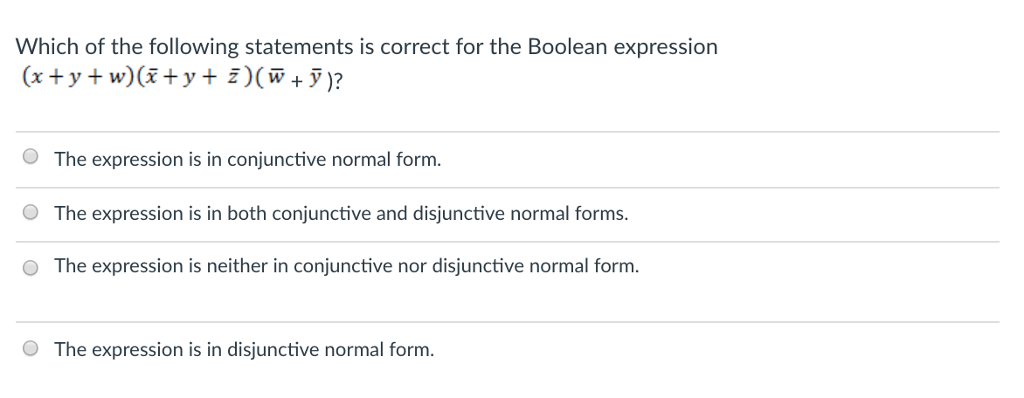 Solved Which Of The Following Statements Is Correct For The Chegg
