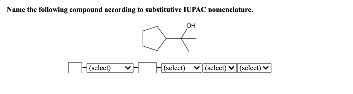 Solved Name The Following Compound According To Substitutive 8252