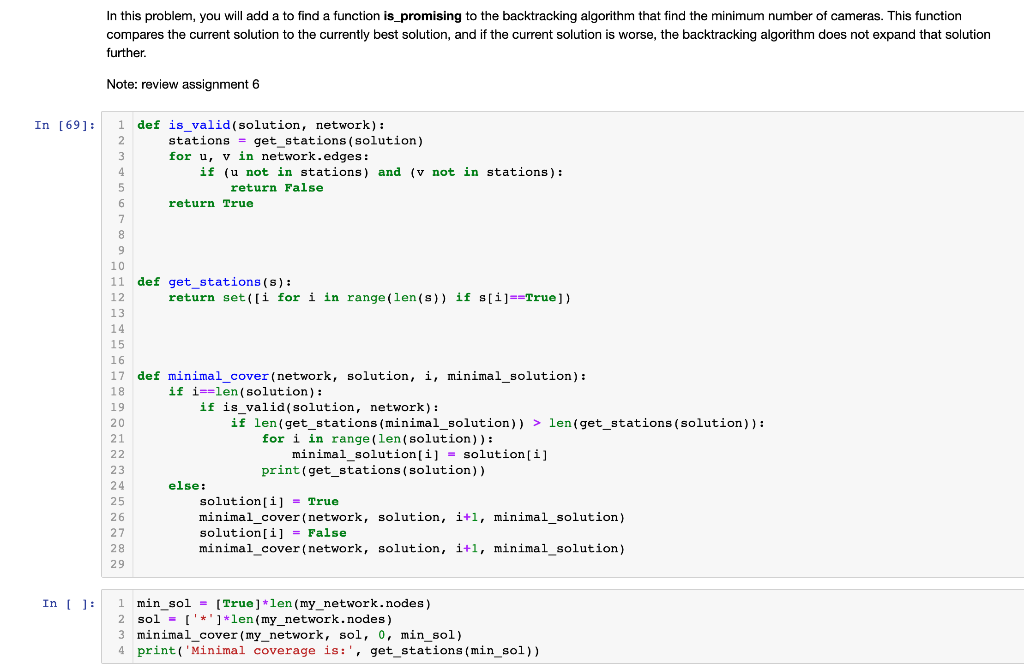 Solved Below is the assignment 6 just use this as a example | Chegg.com
