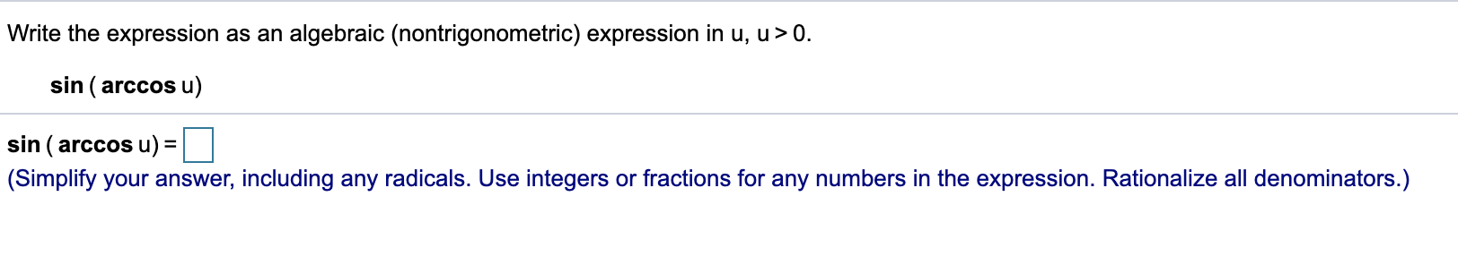 Solved Write the expression as an algebraic | Chegg.com