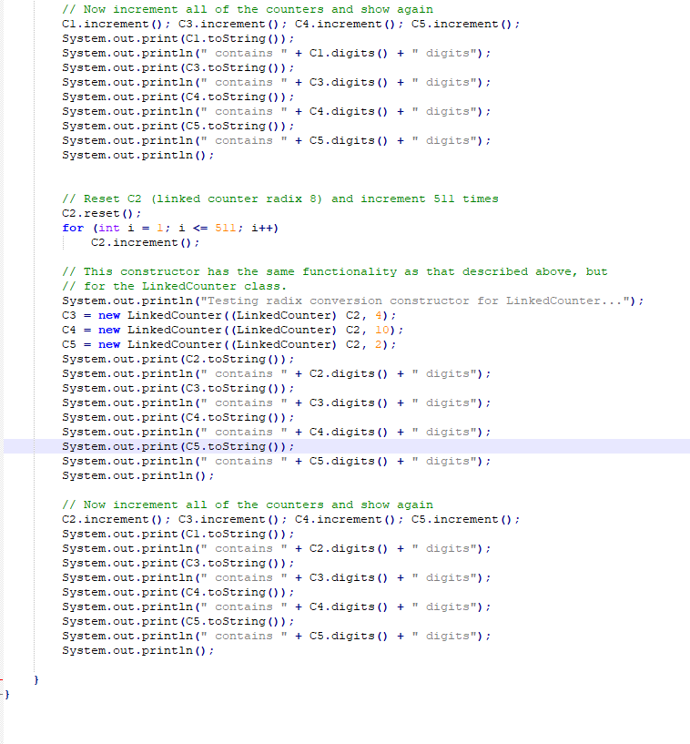 Solved I need help fixing my code to get the right output | Chegg.com
