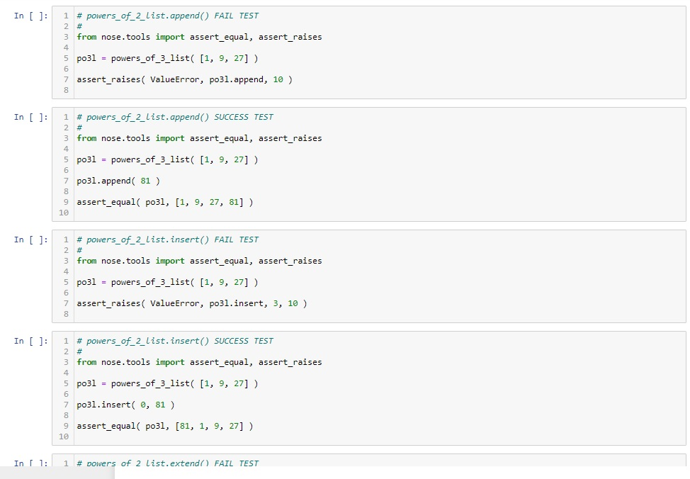 Solved Implement a Python class named powers_of_3_list | Chegg.com
