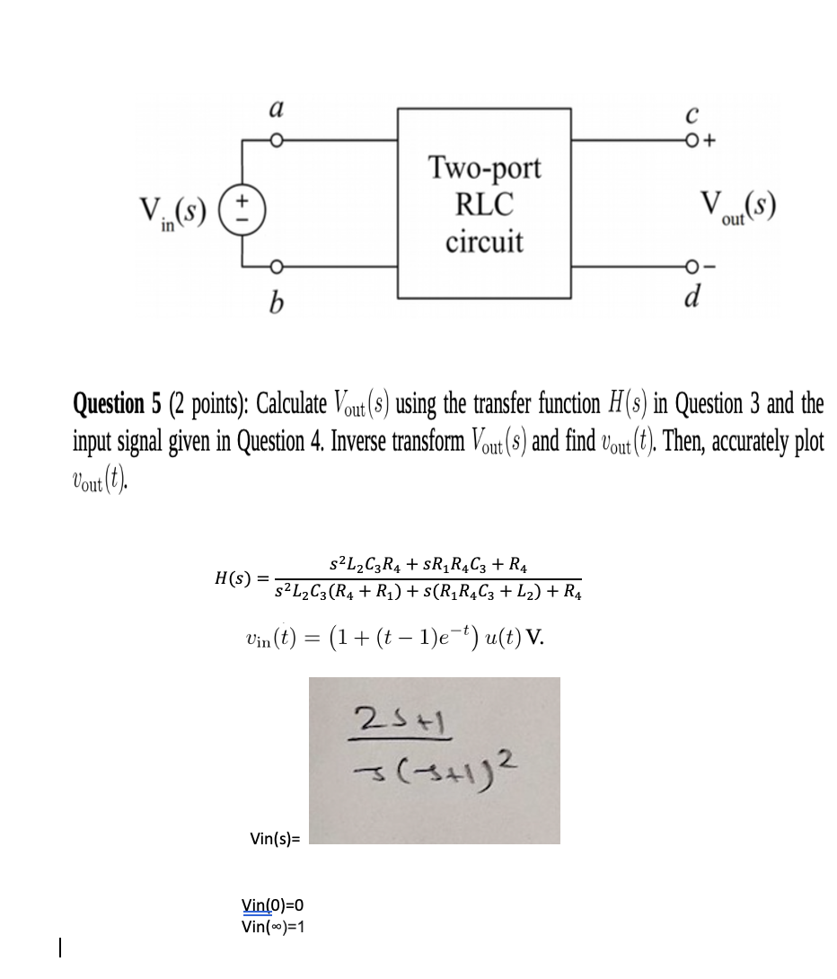Solved R1 = 1 Ω, L2 = 1 H, and C3 = 1 F, R4 = 1 Ω | Chegg.com