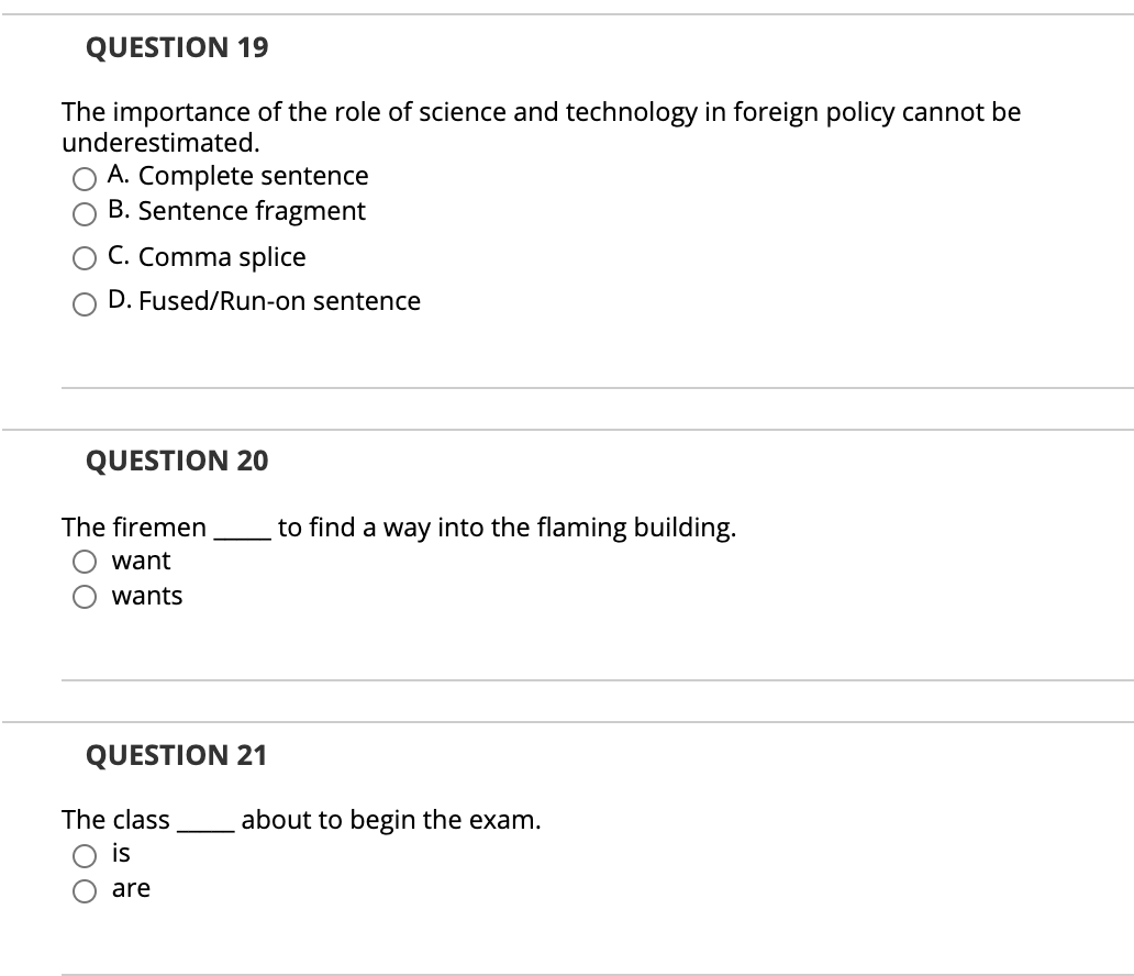 Solved QUESTION 19 The importance of the role of science and | Chegg.com
