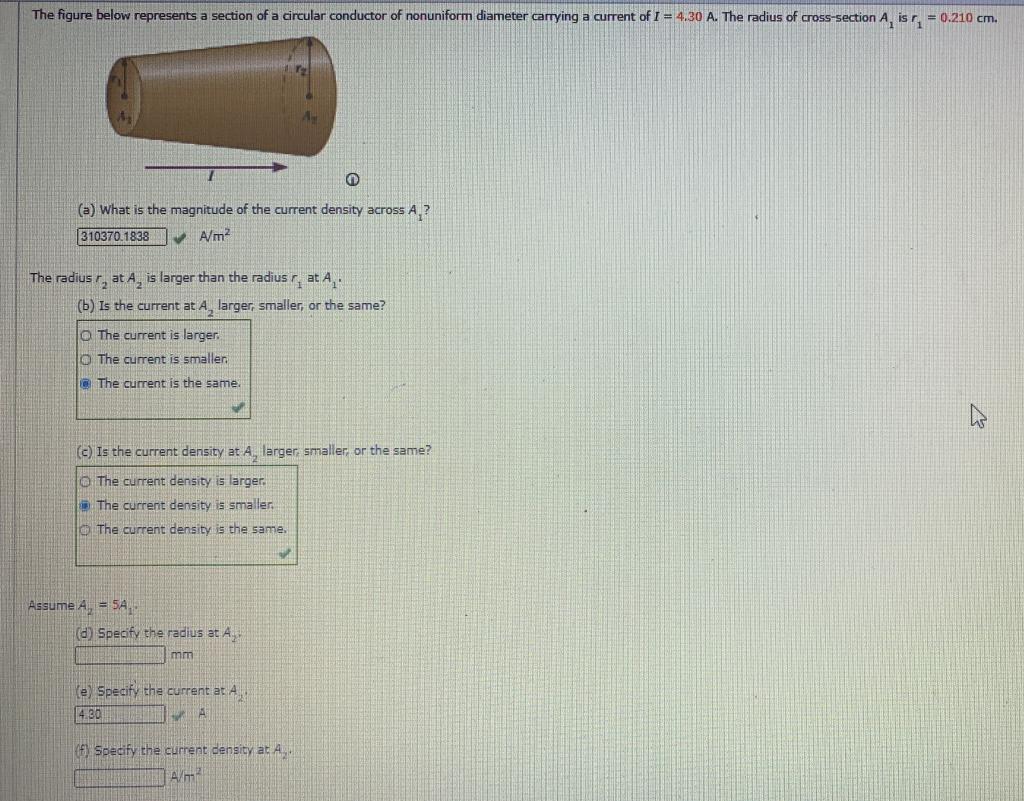 Solved The figure below represents a section of a circular | Chegg.com