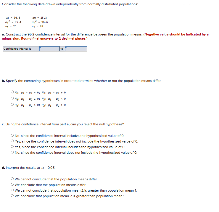 Consider the following data drawn independently from | Chegg.com