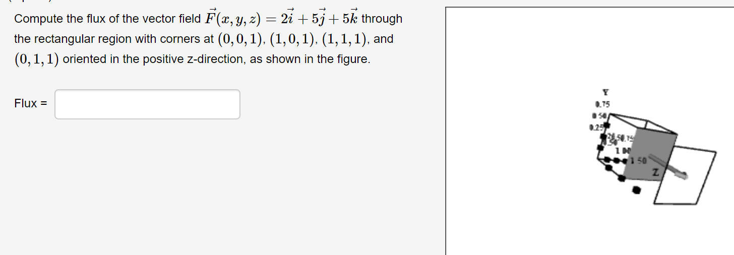 Solved Compute the flux of the vector field | Chegg.com