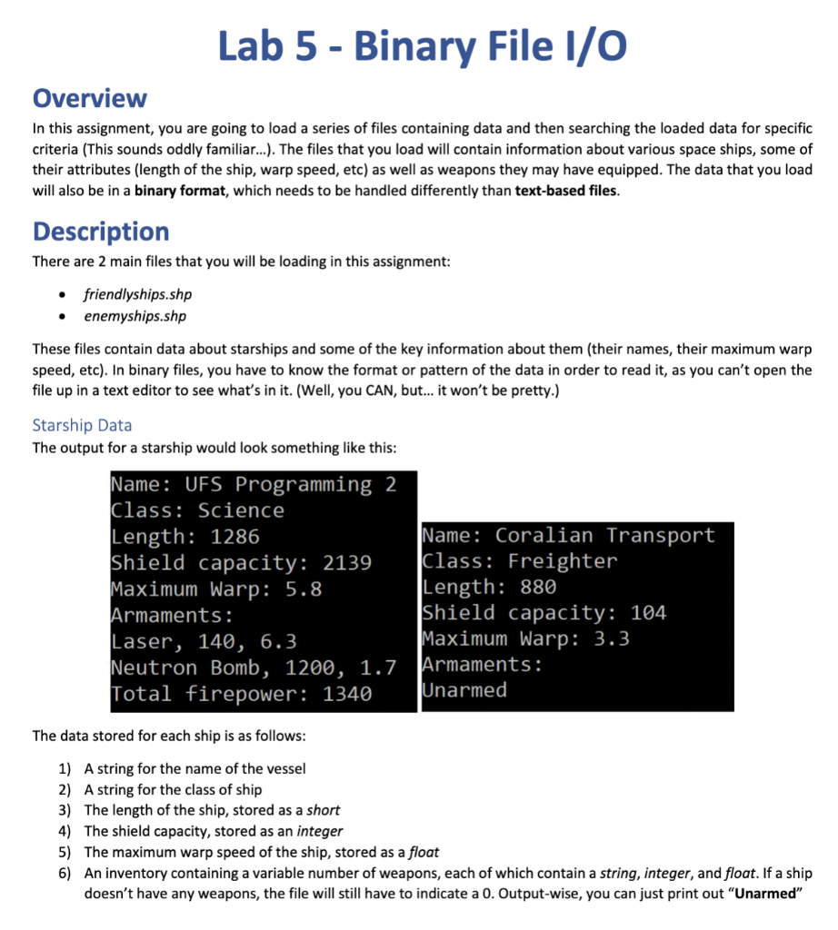 Solved In this assignment, you are going to load a series of | Chegg.com