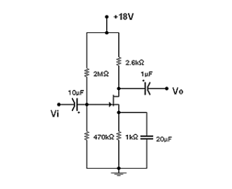 Solved For the n-channel JFET circuit in the figure IDSS= | Chegg.com